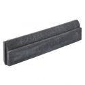 Inviso boordsteen 100x20x6-1,5cm antraciet zwart