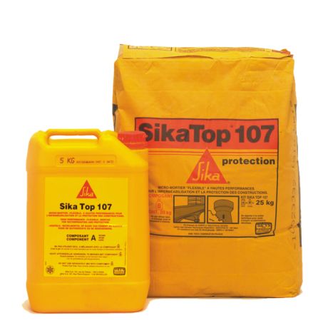 Sika Top-107 Wit Kit A+B 25kg