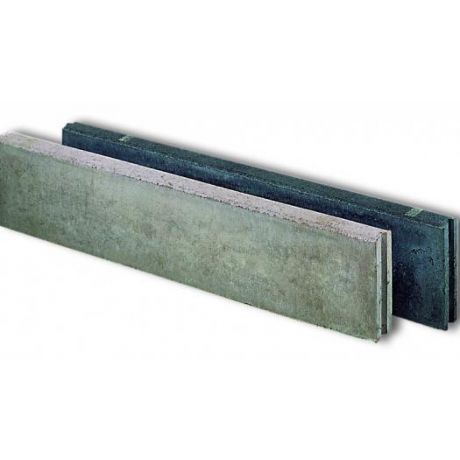 Boordsteen beton 100x15x5cm grijs