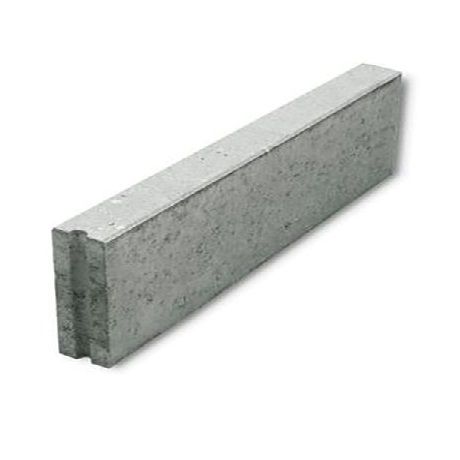 Boordsteen beton 100x20x10cm grijs