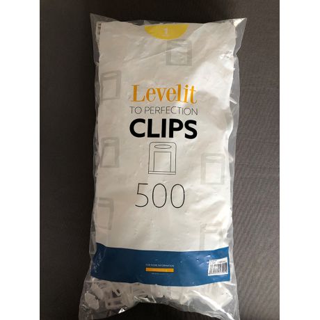 Levelit clips (H6-12mm) dikte 1mm - pak van 500