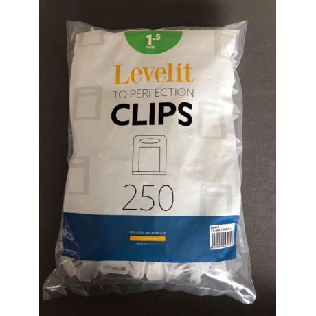 Levelit clips (H6-12mm) dikte 1.5mm - pak van 250