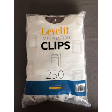 Levelit clips (H6-12mm) dikte 3mm - pak van 250