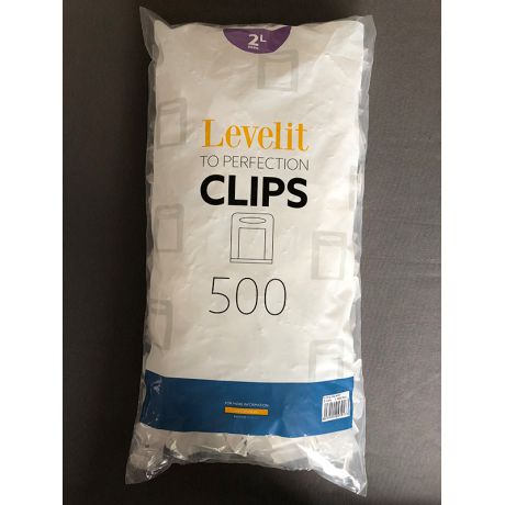 Levelit clips (H15-25mm) dikte 2mm - pak van 500