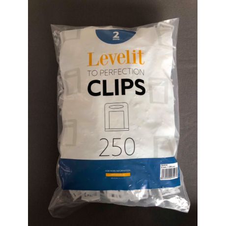 Levelit clips (H6-12mm) dikte 2mm - pak van 250