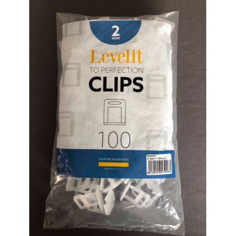 Levelit clips (H6-12mm) dikte 2mm - pak van 100