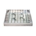 Tegeldeksel LSDRAIN ALU PRO 6cm 50x50
