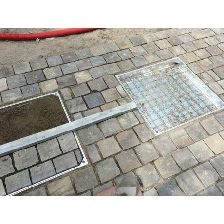 Klinkerdeksel LSDRAIN ALU Light 8cm 50x50