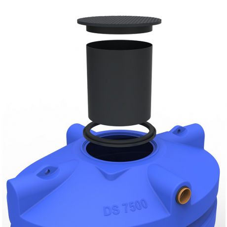 DS regenwatertank/septic premium ovaal 5.000L