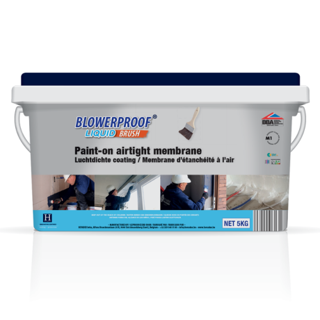 Hevadex Blowerproof Liquid Brush 5KG blauw/zwart