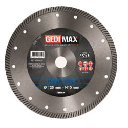 Gedimax diamantschijf TURBO STONE - 125mm