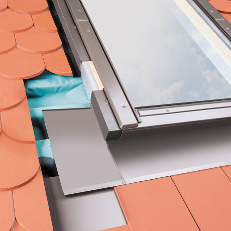 FAKRO gootstuk ELV-T RAL7016 Thermo voor leien 78x98