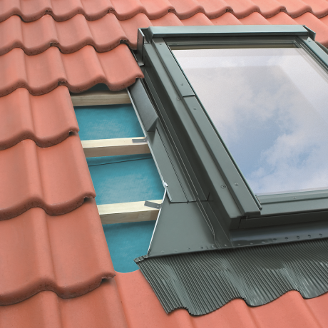 FAKRO gootstuk EHV-AT RAL7016 Thermo voor pannen 78x140