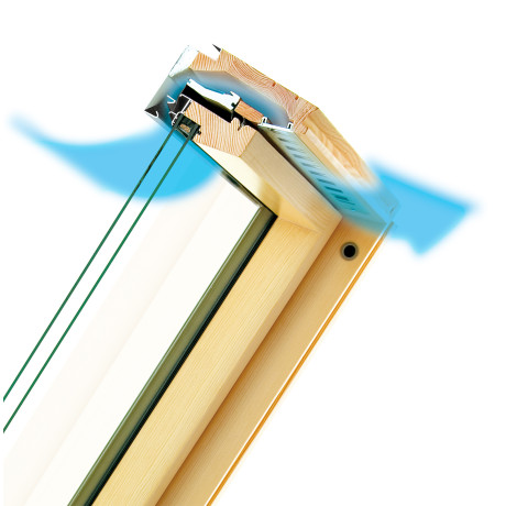 FAKRO GREENVIEW uitzet-tuimeldakraam FPW-V MAX P50 AWMX 114x118