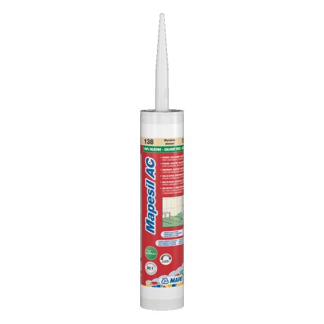 Mapei Mapesil AC silicone 310ml Wit nr100