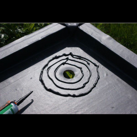 EPDM afvoerbuis in PE 60x80mm-L50cm-slabbe 90°