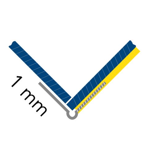 Hoekprofiel voor gipsplaten MICROMESH 3,05m-1mm 