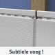 FAZA PVC gevelplaat 2,4m ANTRACIET (pak 6 stuks - 2,62m²)