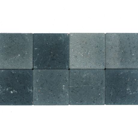 Klinker ongetrommeld 20x20 grijs-zwart (pallet 12,48m²)