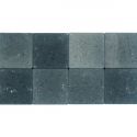 Klinker ongetrommeld 20x20x6 grijs-zwart (pallet 12,48m²)