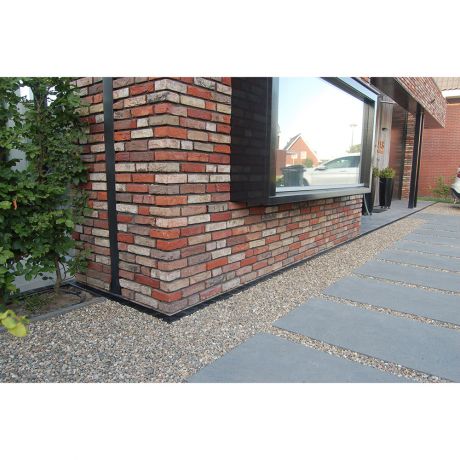 Stardrain 65/100 L-stuk alu rooster zwart
