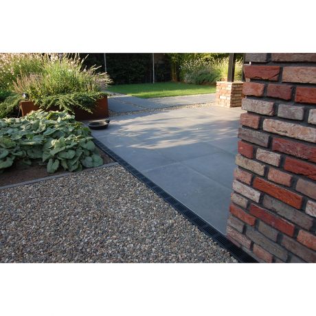 Stardrain 65/100 PVC goot alu rooster zwart