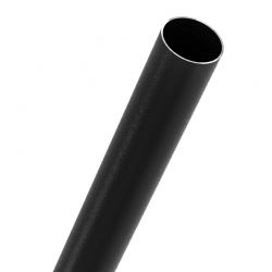 Paal diam.48mm - lengte 180cm zwart