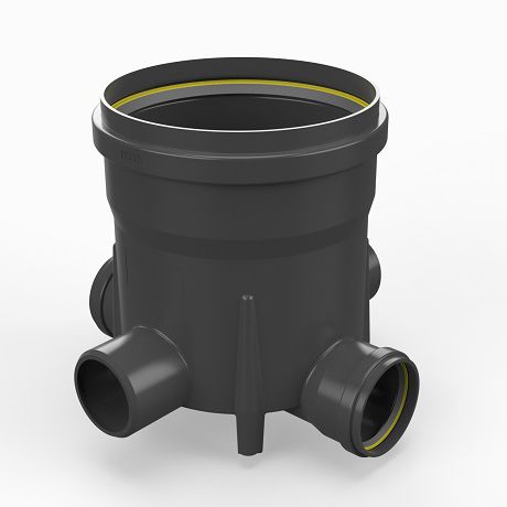 Toezichtsput PE diam. 315 - 4x110mm