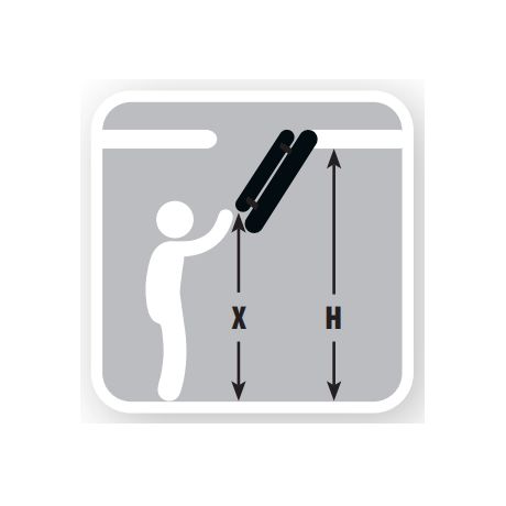 FAKRO zoldertrap LMK Komfort 58x130-H305cm