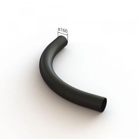 Straalbocht PVC diameter 160mm