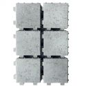 Klinker waterdoorlaatbaar 20x20x6 grijs (pallet 12,48m²)