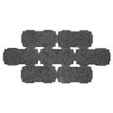 Klinker waterdoorlaatbaar 22x11x8 zwart (pallet 8,59m²)