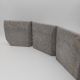 Boordsteen type Wirtz buigbaar 100x15x3,5-1,5cm grijs