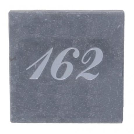 Nummergravure op arduinplaatje 18x18 - Stone Grey