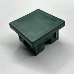 Vierkante paaldop 60/60 groen