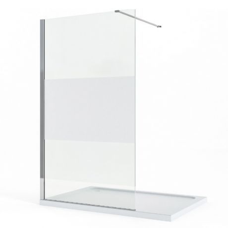 Douchewand 80x200cm 8mm nano-glas matte strook