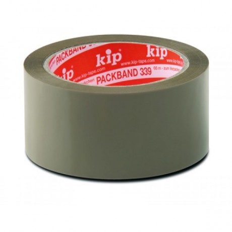 Kip 339-70 tape PP bruin 50mmx66m
