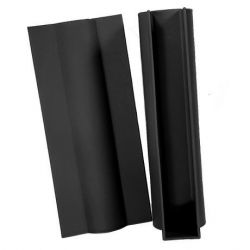 Betonplaathouder PVC diam.60mmx38cm met voetje zwart