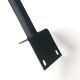 Paal diam.60mm - lengte 125cm zwart met L voor keerwand 
