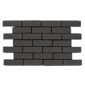 Klinker waterdoorlaatbaar 20x7x8 zwart (pallet 6,79m²)