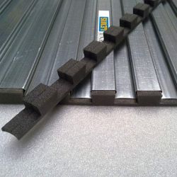 LEWIS cannelure afdichtingsprofiel 58,3cm - 12 stuks