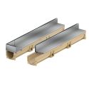 ACO Euroline 60 Discreet 40 met lange hoek (2 gootelementen)