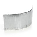 Eccoborder EASYFIX CS 100 L240xH10cm galva (+ 3 pennen & pockets)
