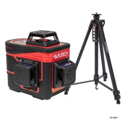 FUTECH MC3D kruislijnlaser Compact Rood + statief 180cm