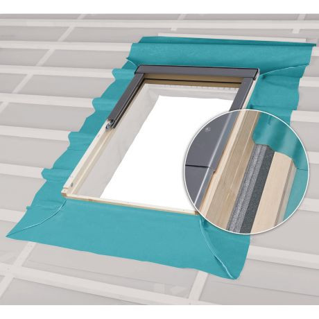 FAKRO gootstuk ELV PACK RAL7016 voor leien 114x118