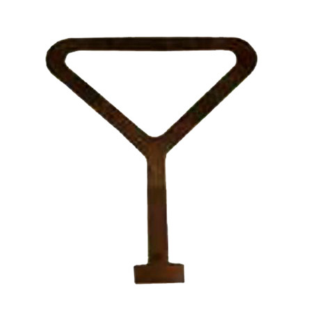 T-sleutel voor nodulaire putdeksels