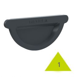 METIGLA n°1 Sluitstuk - RAL7016 antraciet glanzend