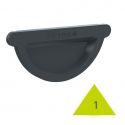 METIGLA n°1 Sluitstuk - RAL7016 antraciet mat