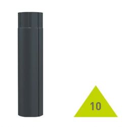 METIGLA n°10 Tussenpijp 1m - RAL7016 antraciet mat