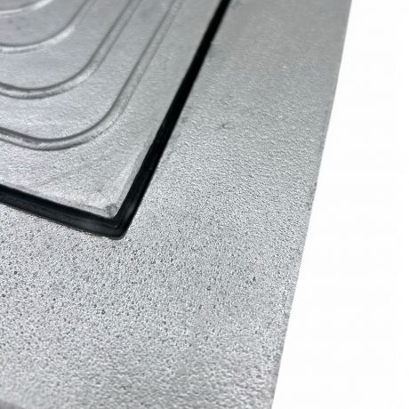 Putdeksel aluminium enkel 80x80